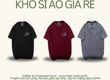 Xưởng Áo Thun Nam TPHCM – Nơi Cung Cấp Sỉ Uy Tín Cho Các Đại Lý